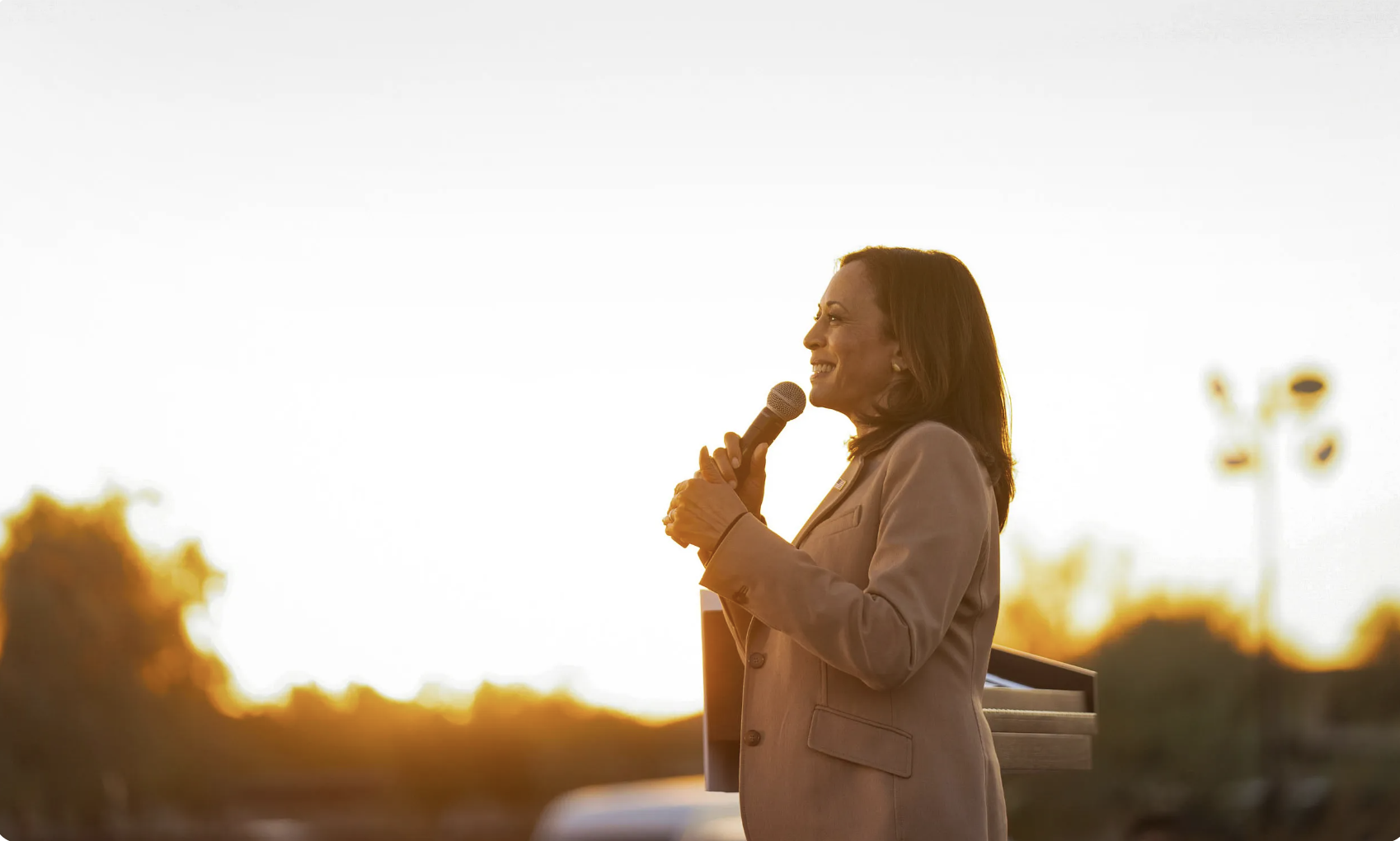 Vice President Harris speaking at an event. Source: White House photo