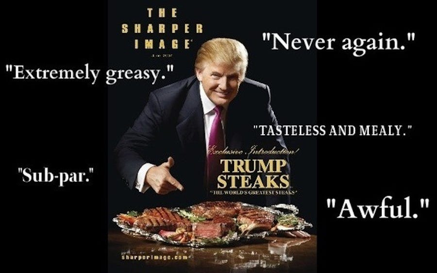 The "Trump Steaks" Economy